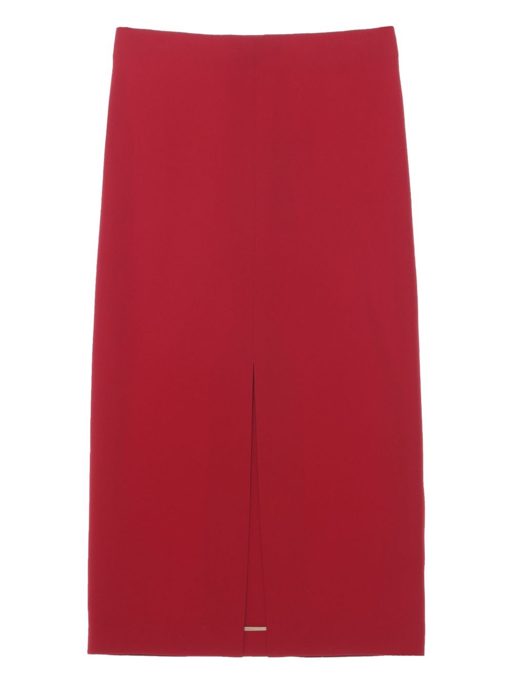 front-slit midi skirt - 5