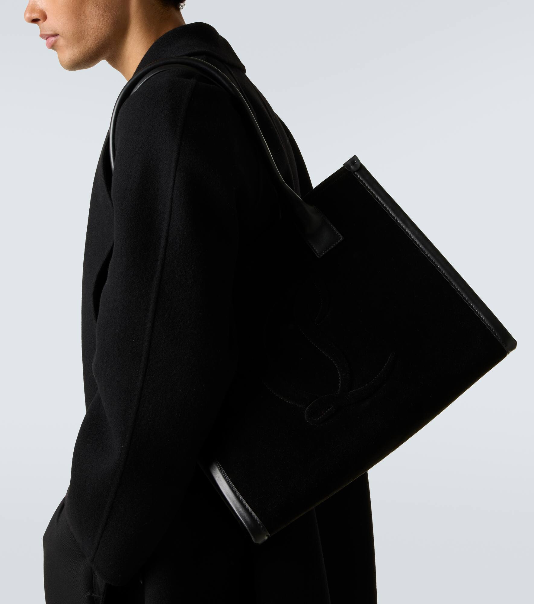 By My Side suede tote bag - 3