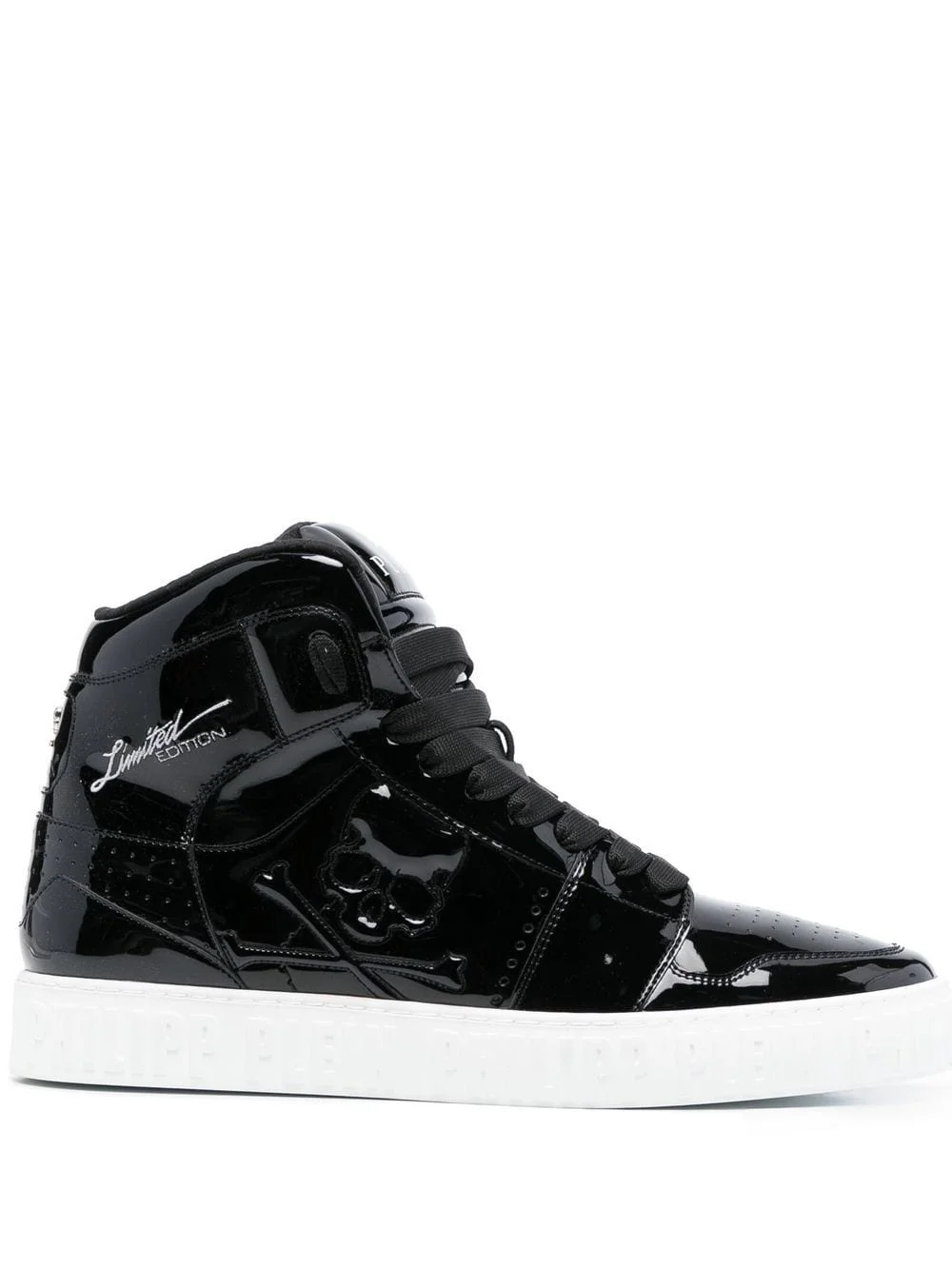 Super Street Skull Bones hi-top sneakers - 1
