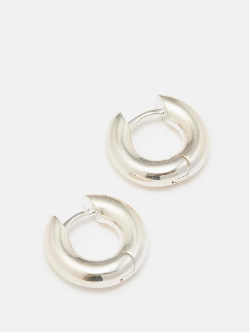 Sophie Buhai Bagel medium sterling-silver hoop earrings