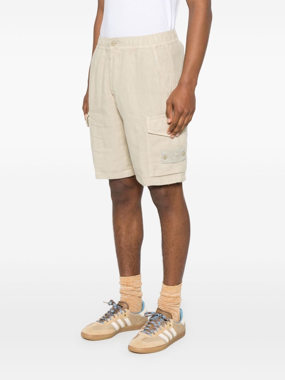 Compass-badge shorts - 3