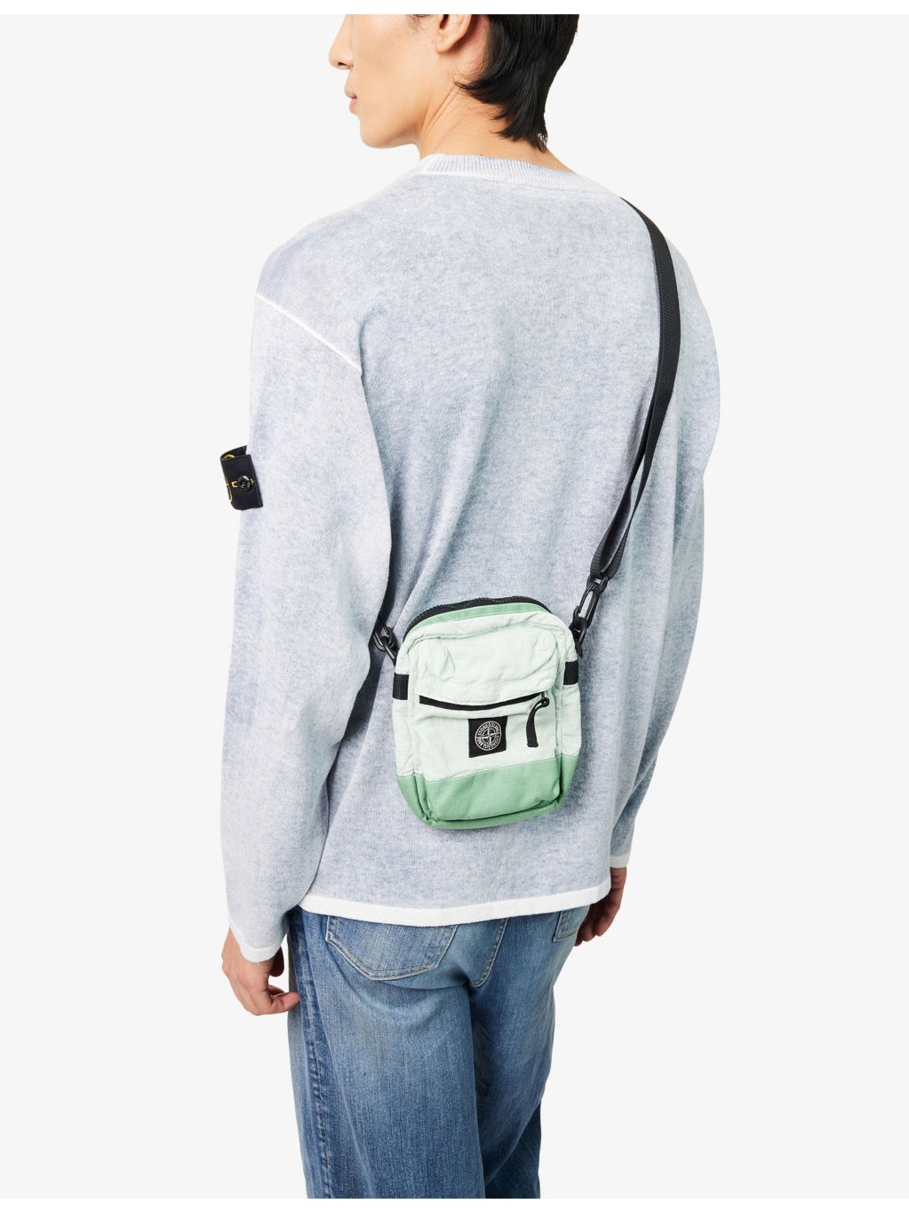 Brand-Patch Linen-Blend Bumbag - 2