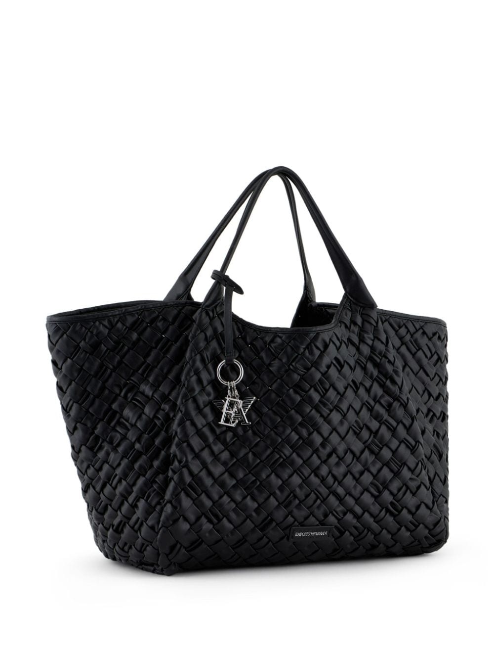 interwoven faux-leather tote bag - 2