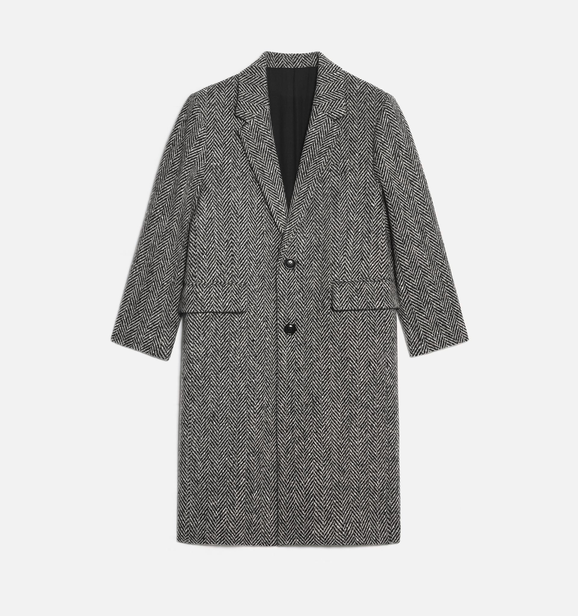 Two Buttons Structured Coat - 2