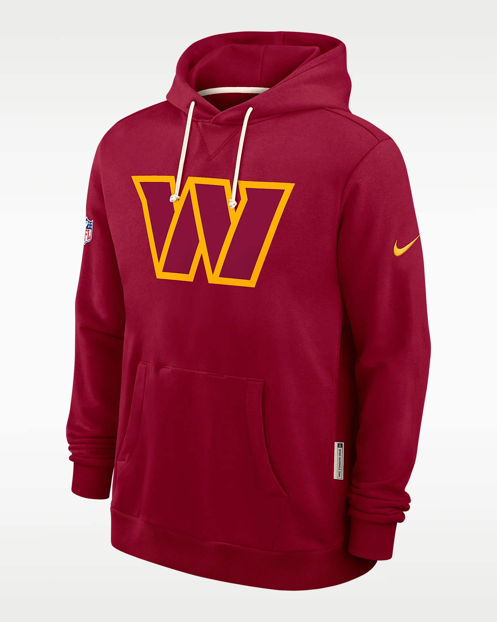 Washington Commanders Initial Home Sideline Men's Nike Dri-FIT NFL Pullover Hoodie - 1