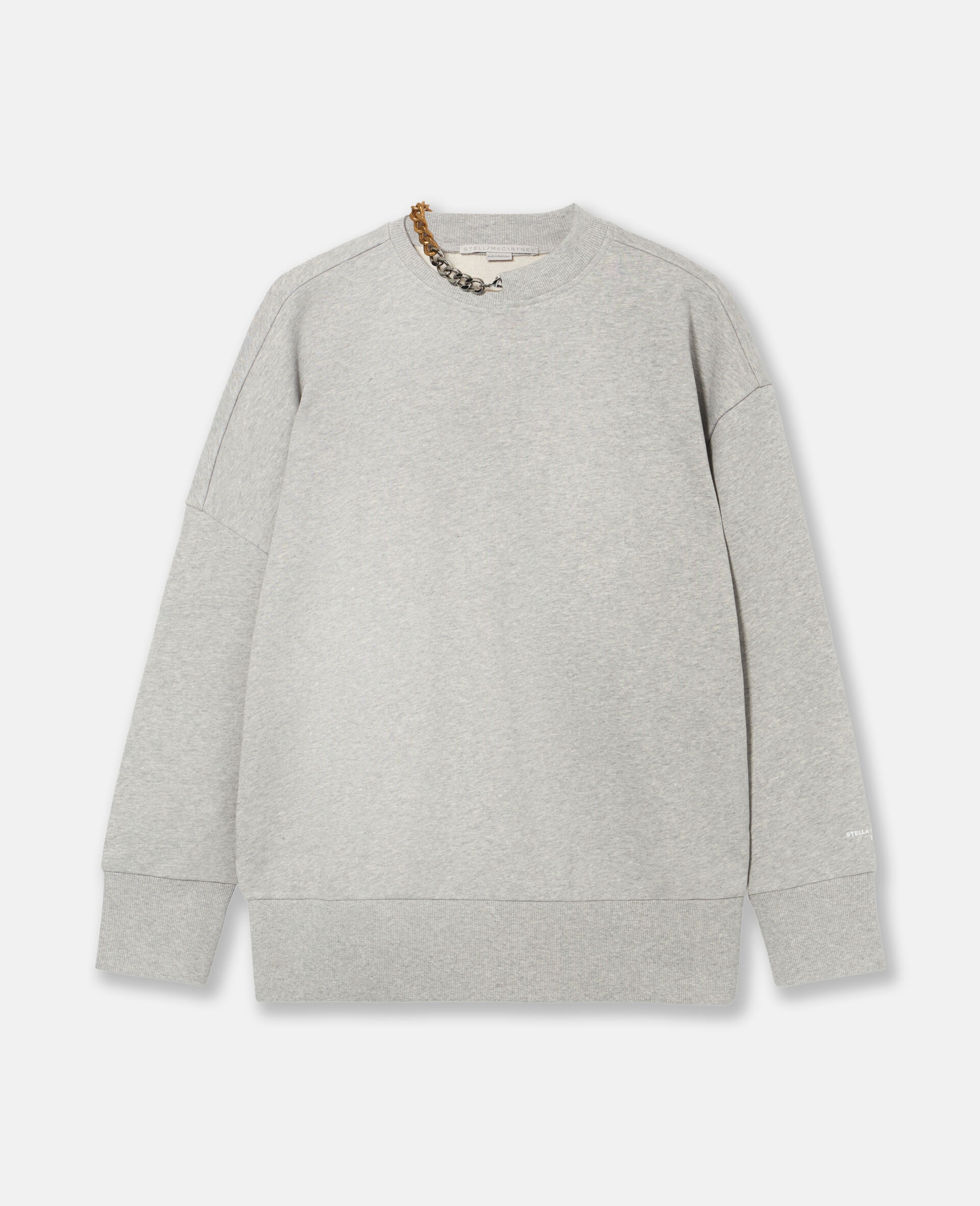 その他 Stella McCartney SWEATSHIRT WITH CHAIN DETAIL Stella McCartney Falabella Chain Detail Sweatshirt | Neiman
