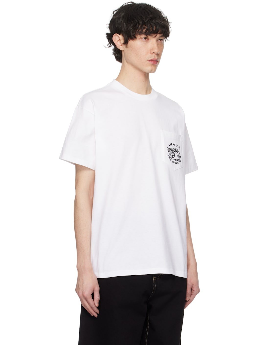White Fragments Pocket T-shirt - 2