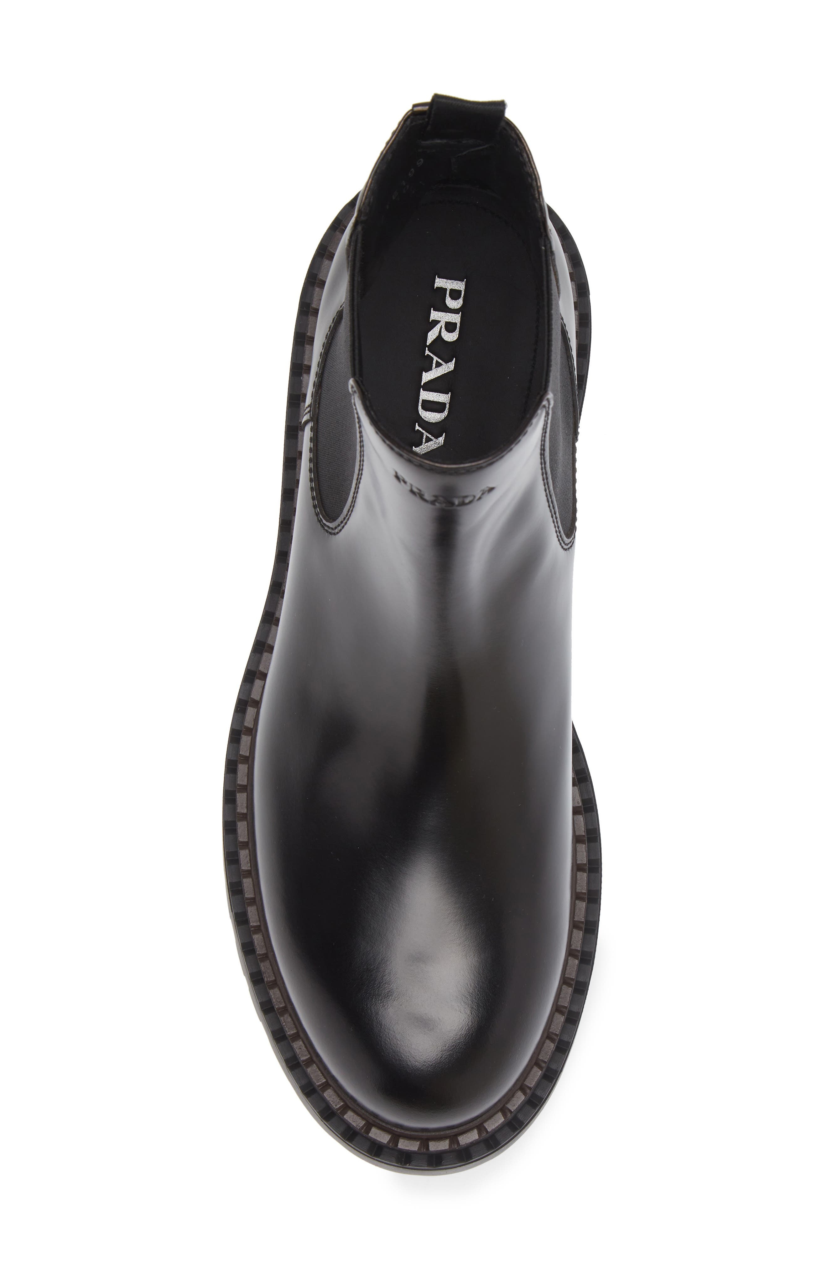 Prada Double Chocolate Chelsea Boot in Nero at Nordstrom - 5