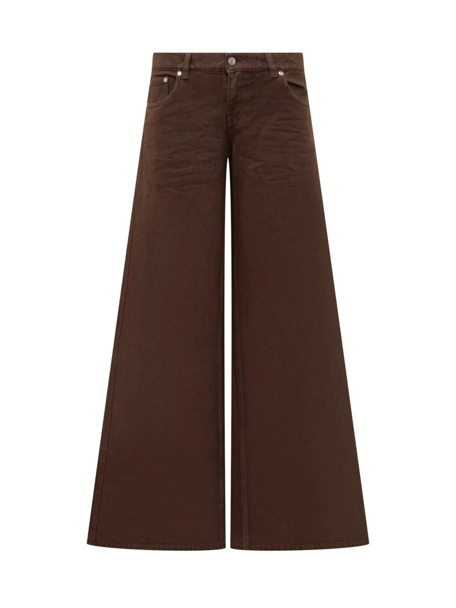Stella McCartney Stella Mccartney Brown Wide Leg Trousers - 1