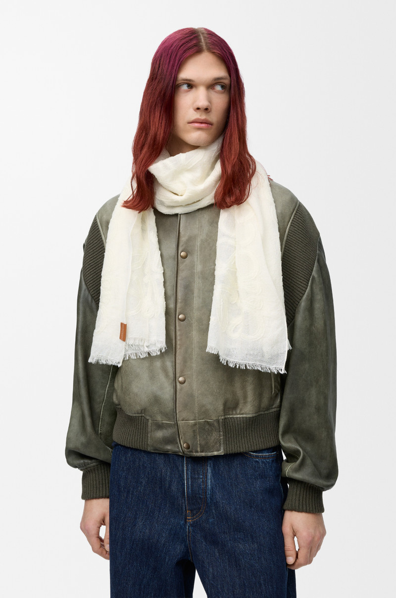 Loewe Scarf in wool and silk outlook