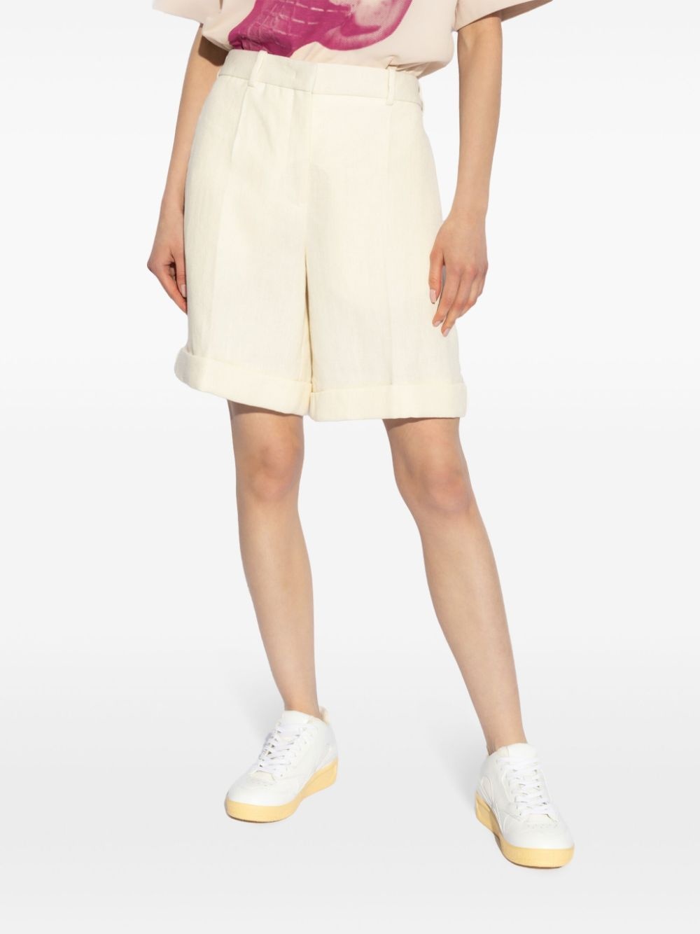 tailored knee-length shorts - 3