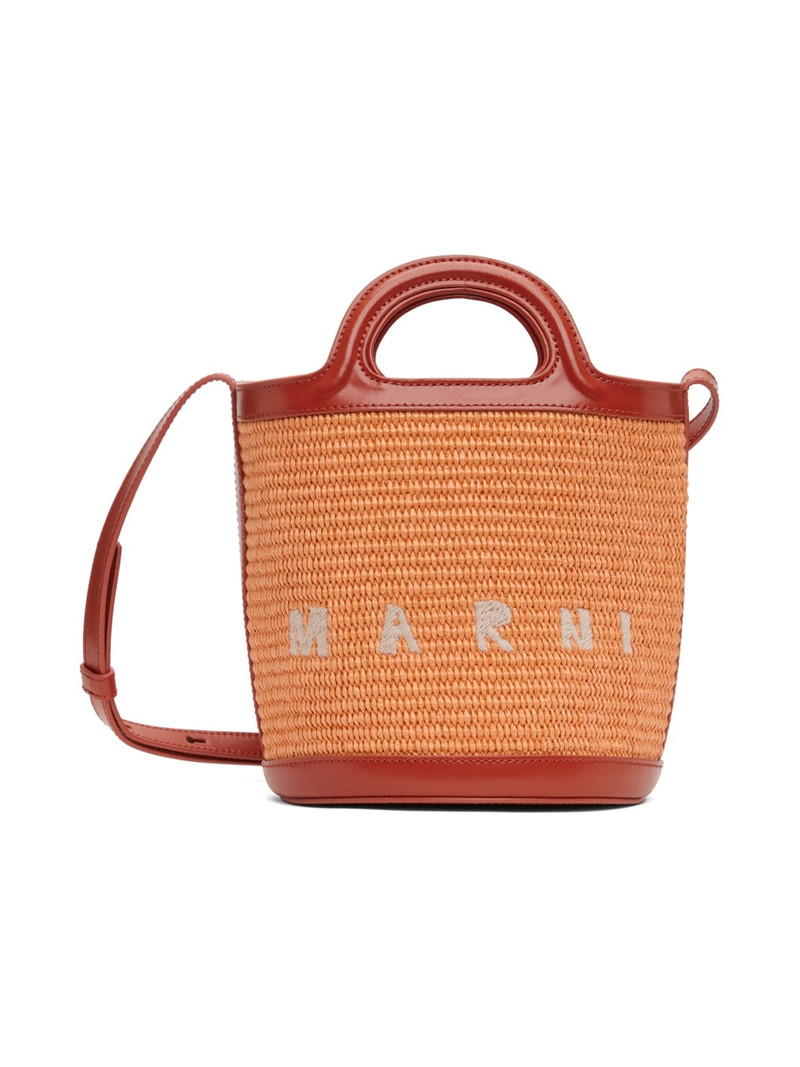 Orange Small Tropicalia Bucket Bag 1