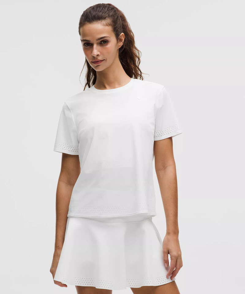 Women's Ventilated Short-Sleeve Tennis Shirt 1