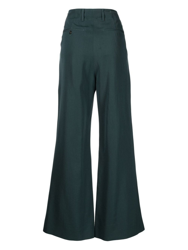 MM6 Maison Margiela high-waisted flared trousers outlook