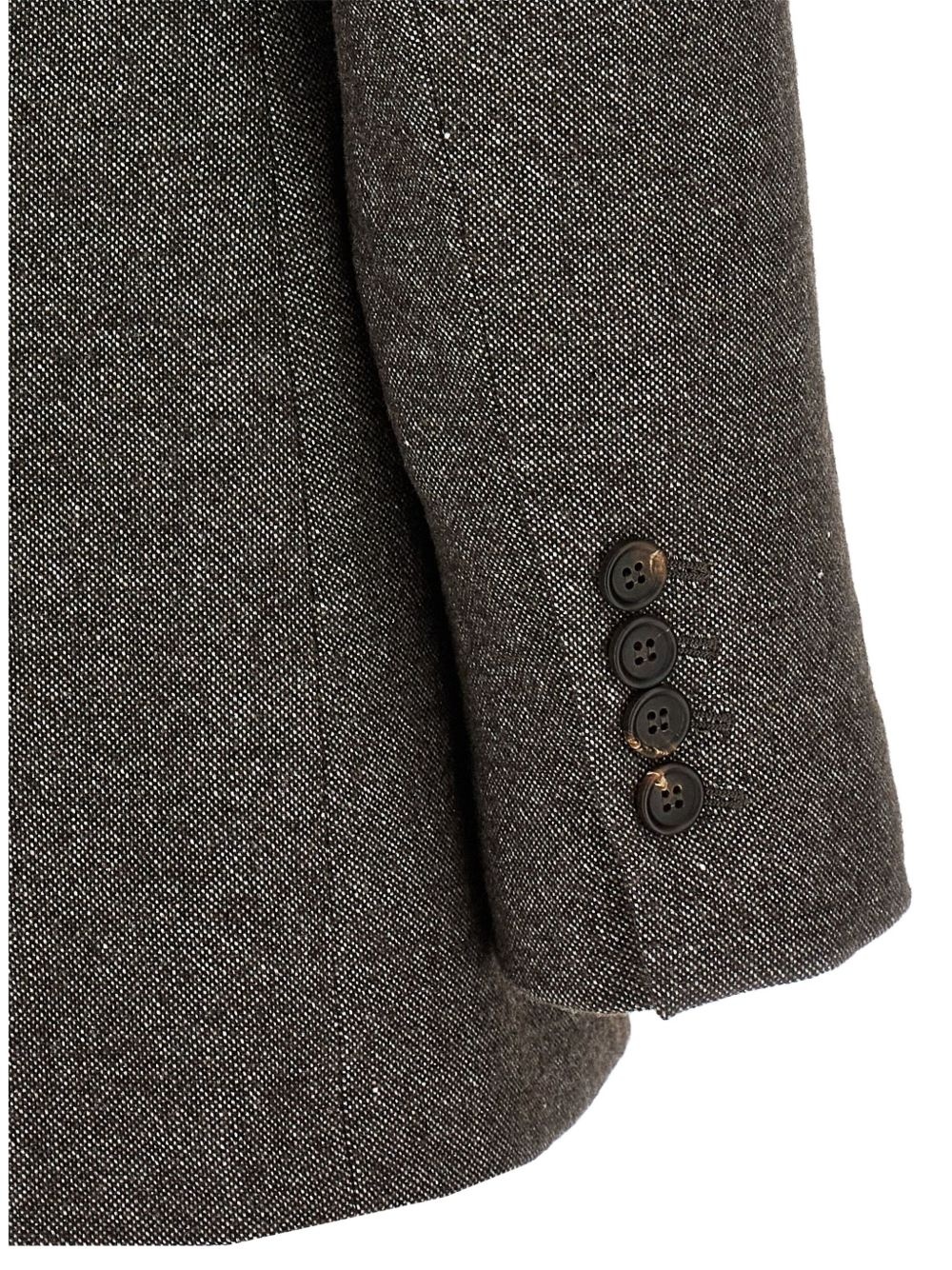 tweed double-breasted blazer - 4