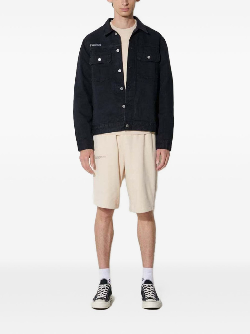 PANGAIA buttoned denim jacket outlook