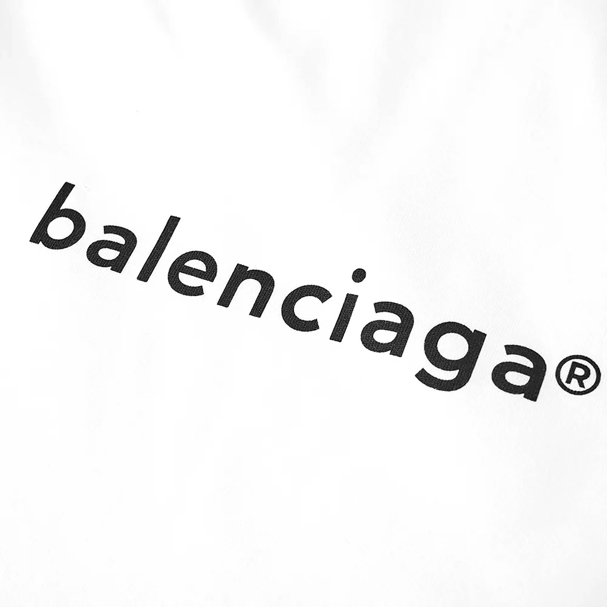 Balenciaga New Copyright Logo T-Shirt 'White' - 2