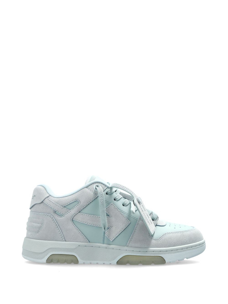 Out of Office suede arrow-appliqué sneakers 1