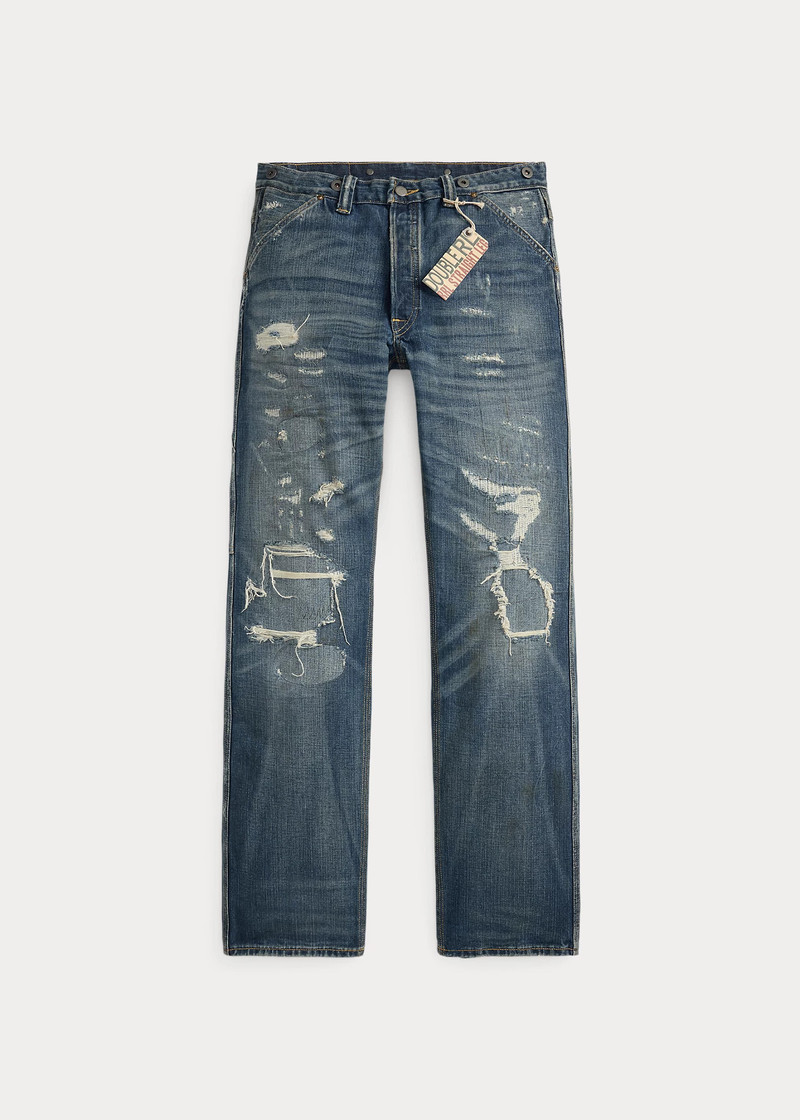 Straight Fit Brayton Distressed Jean 1