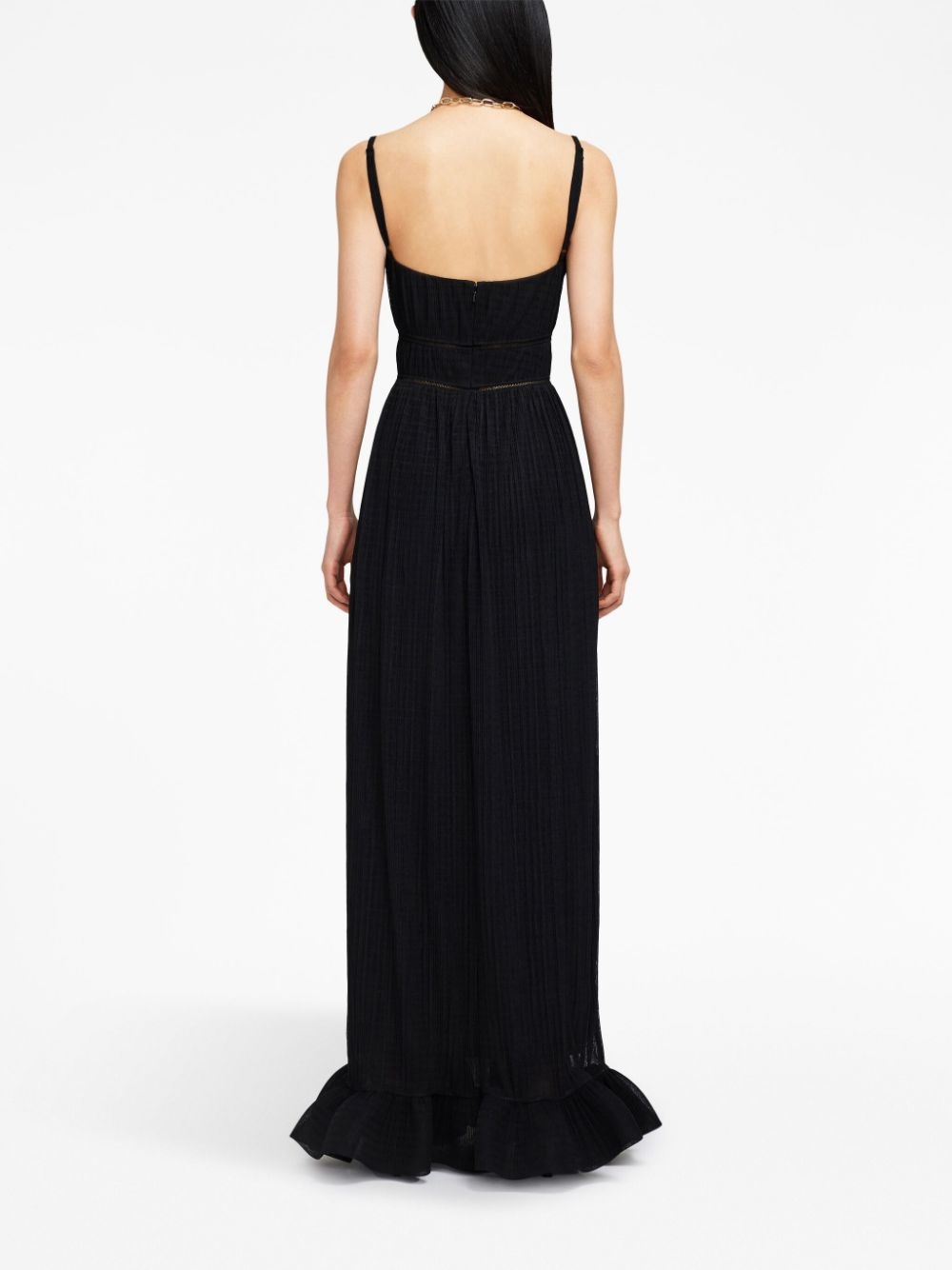Maude plissÃ©-effect maxi dress - 4