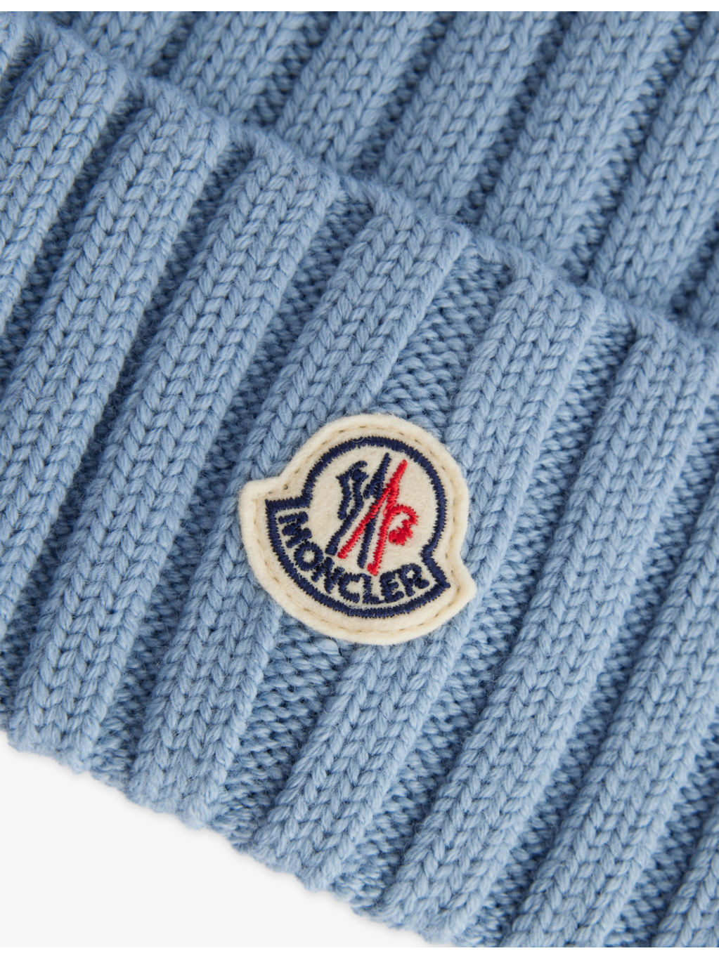 Logo-Badge Ribbed Wool Knit Beanie - 2