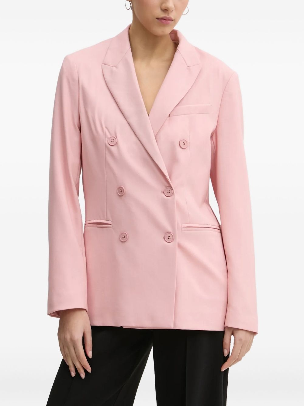 Popsicle embroidered wool blazer - 2