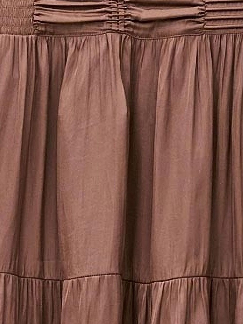 ba&sh Camyla tiered maxi skirt outlook