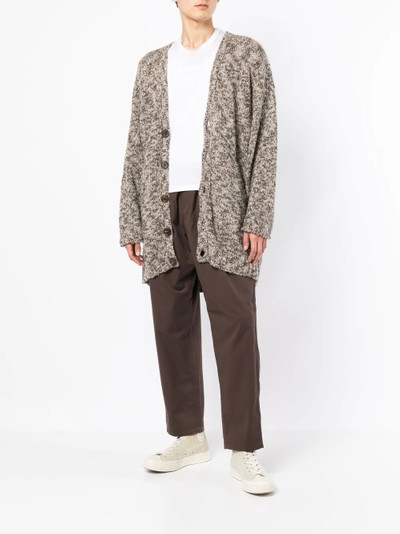 UNDERCOVER intarsia-knit cardigan outlook