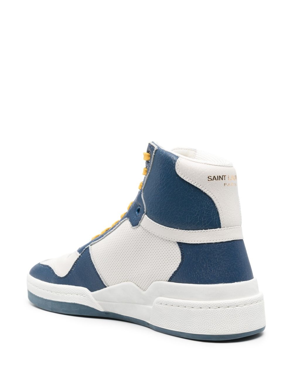 colour-block high-top sneakers - 3