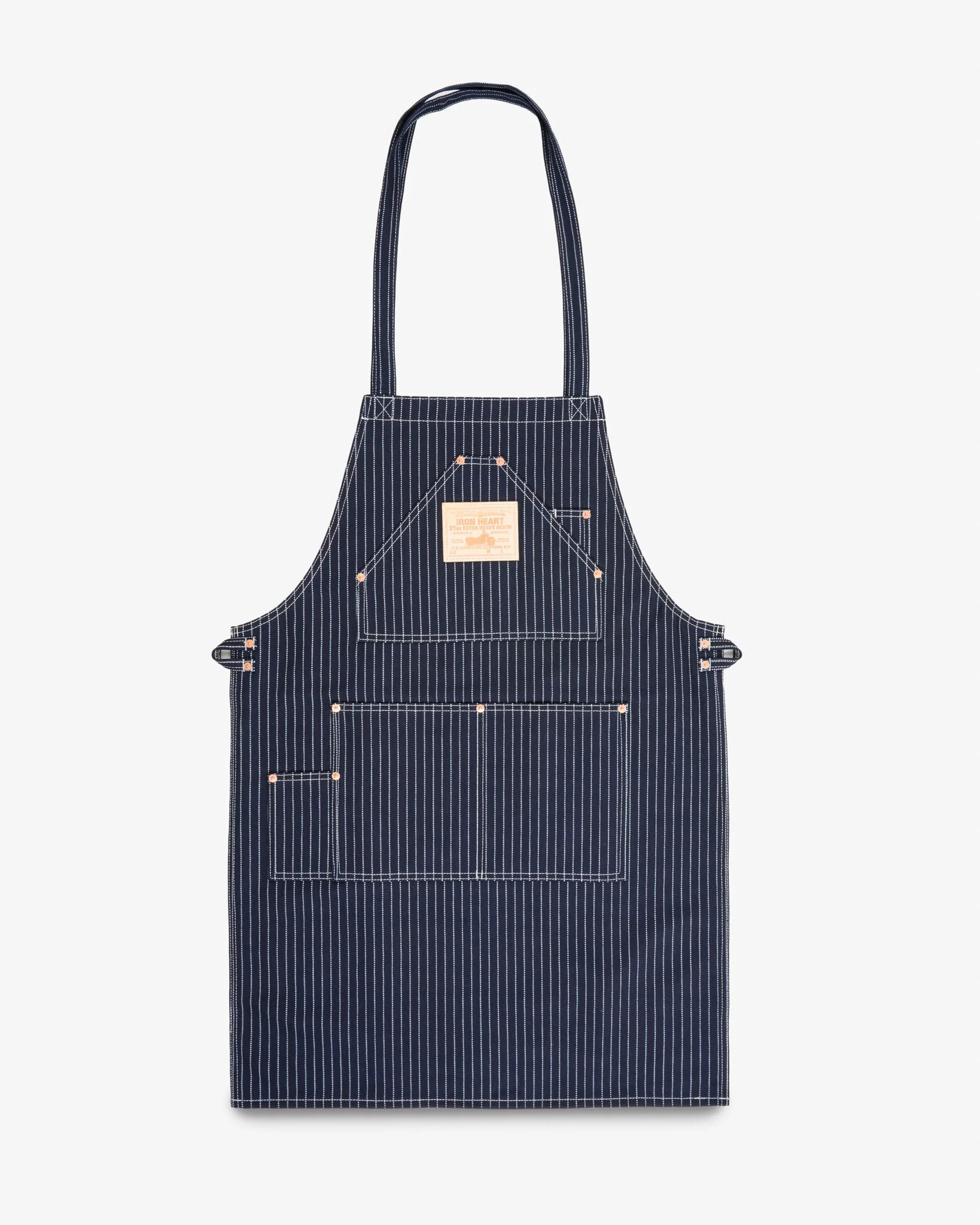 12OZ WABASH APRON - INDIGO - 1