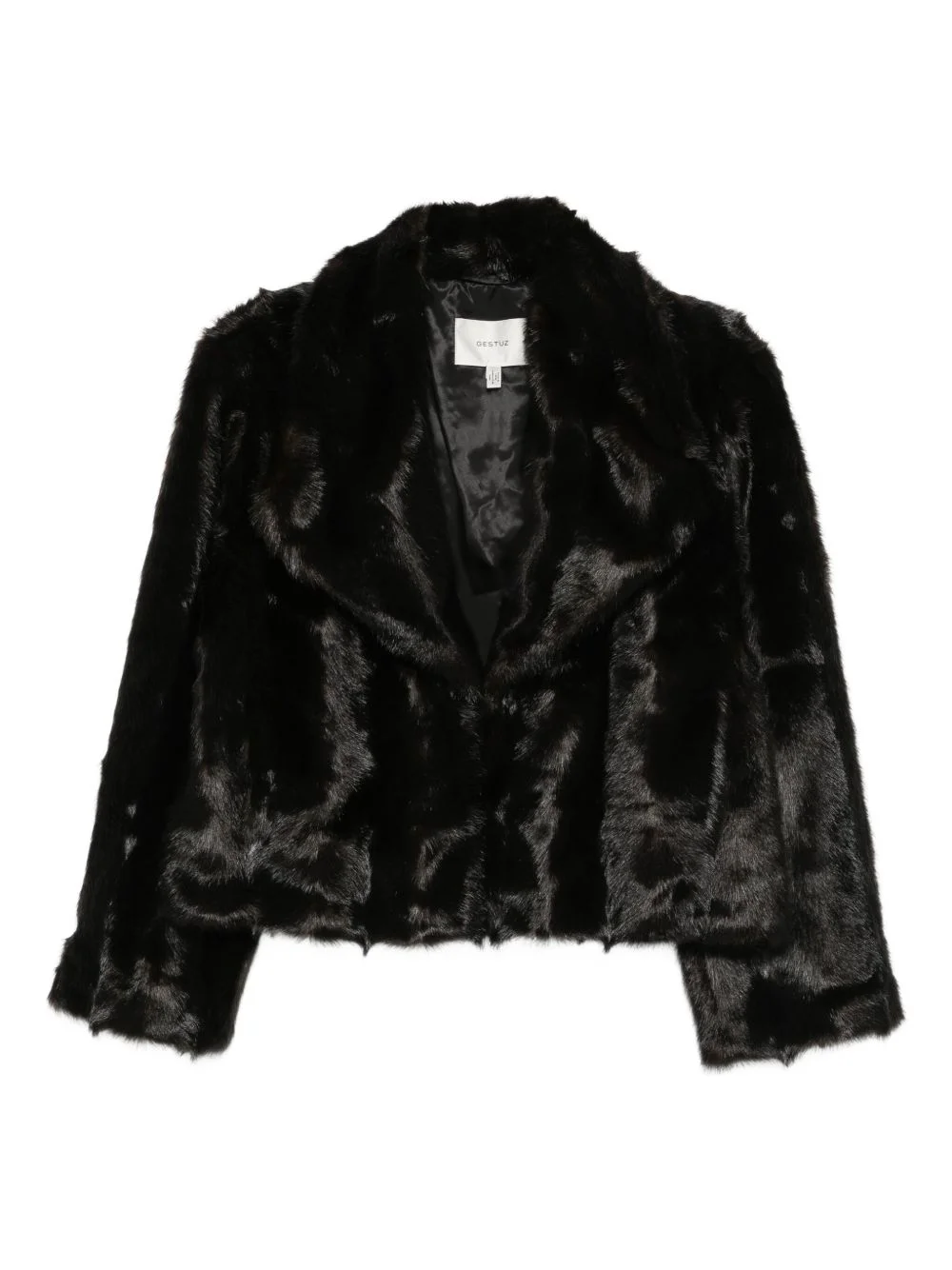 faux fur jacket - 1