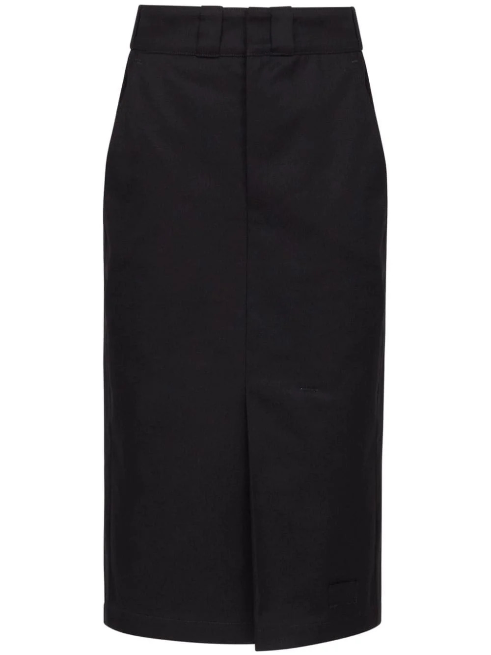 high-rise midi skirt - 1