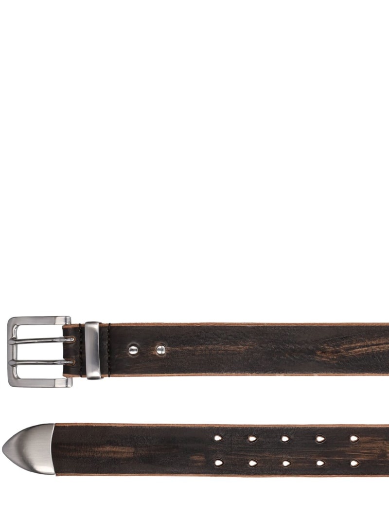 4cm Leather belt - 2