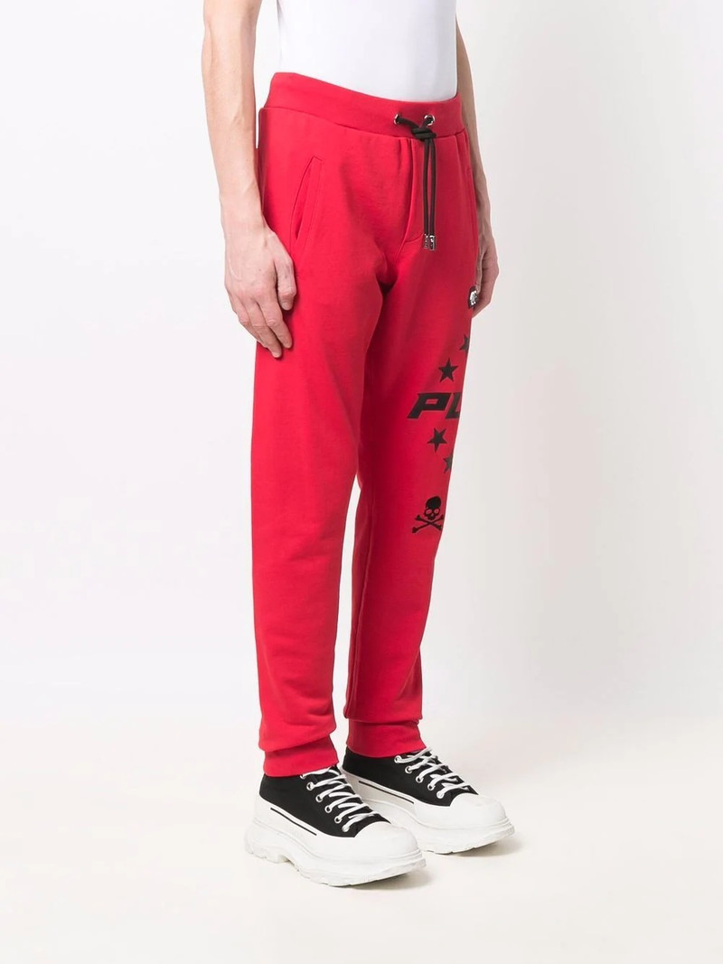 logo skull tracksuit bottoms 3