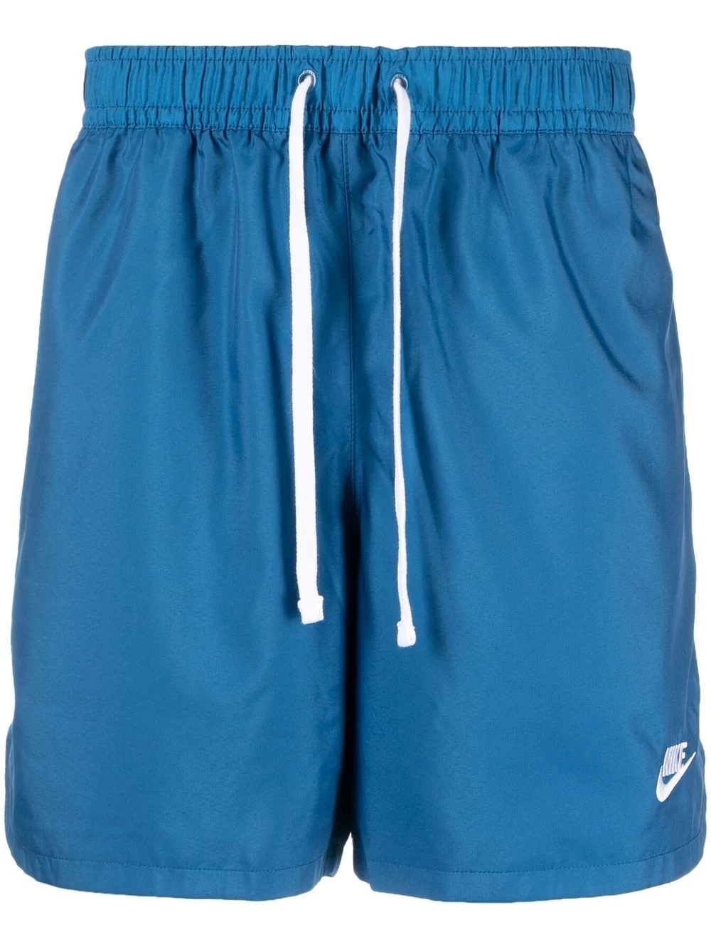 embroidered swoosh-logo shorts - 1