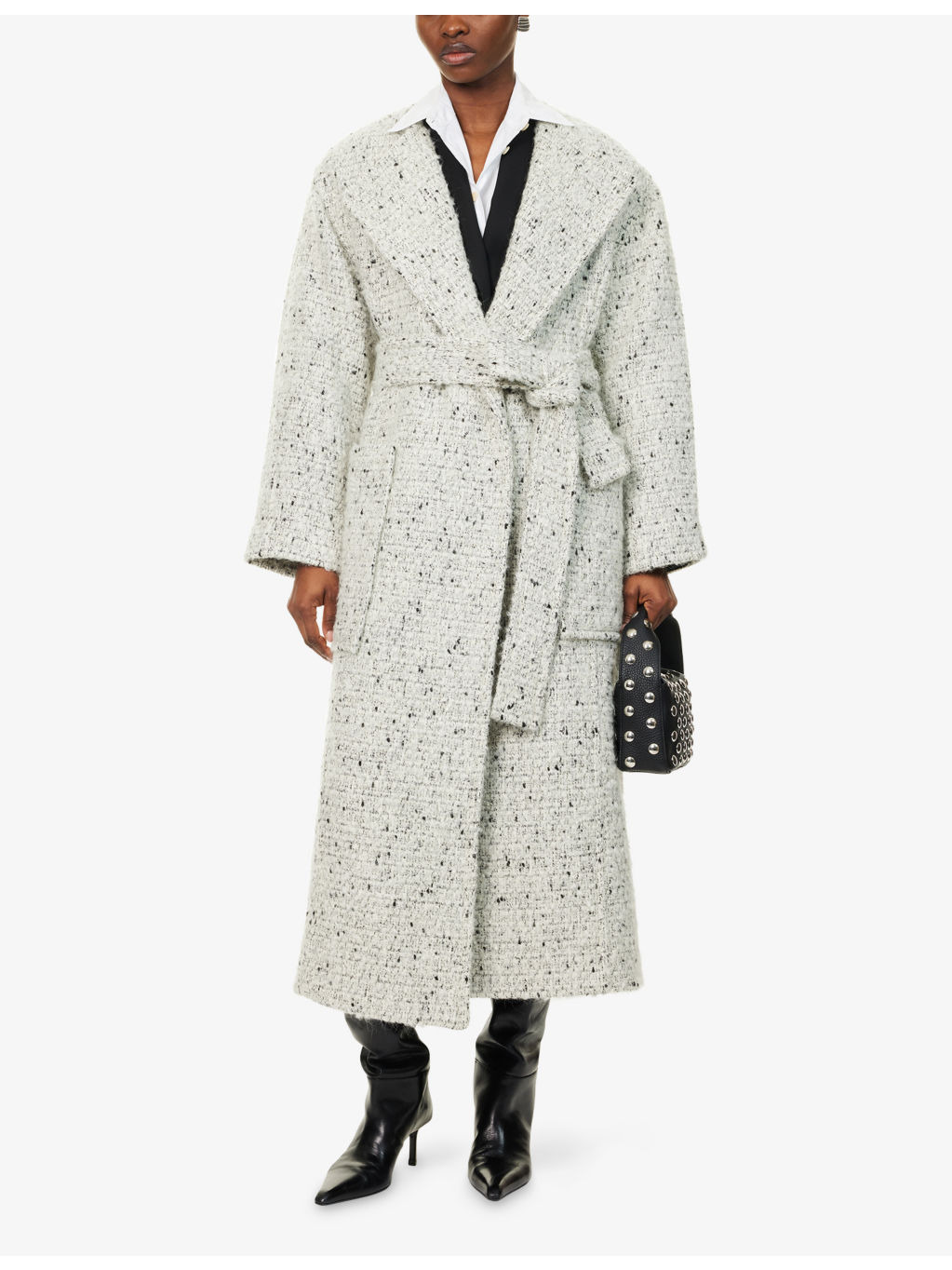 Cupola Belted Knitted Coat - 2