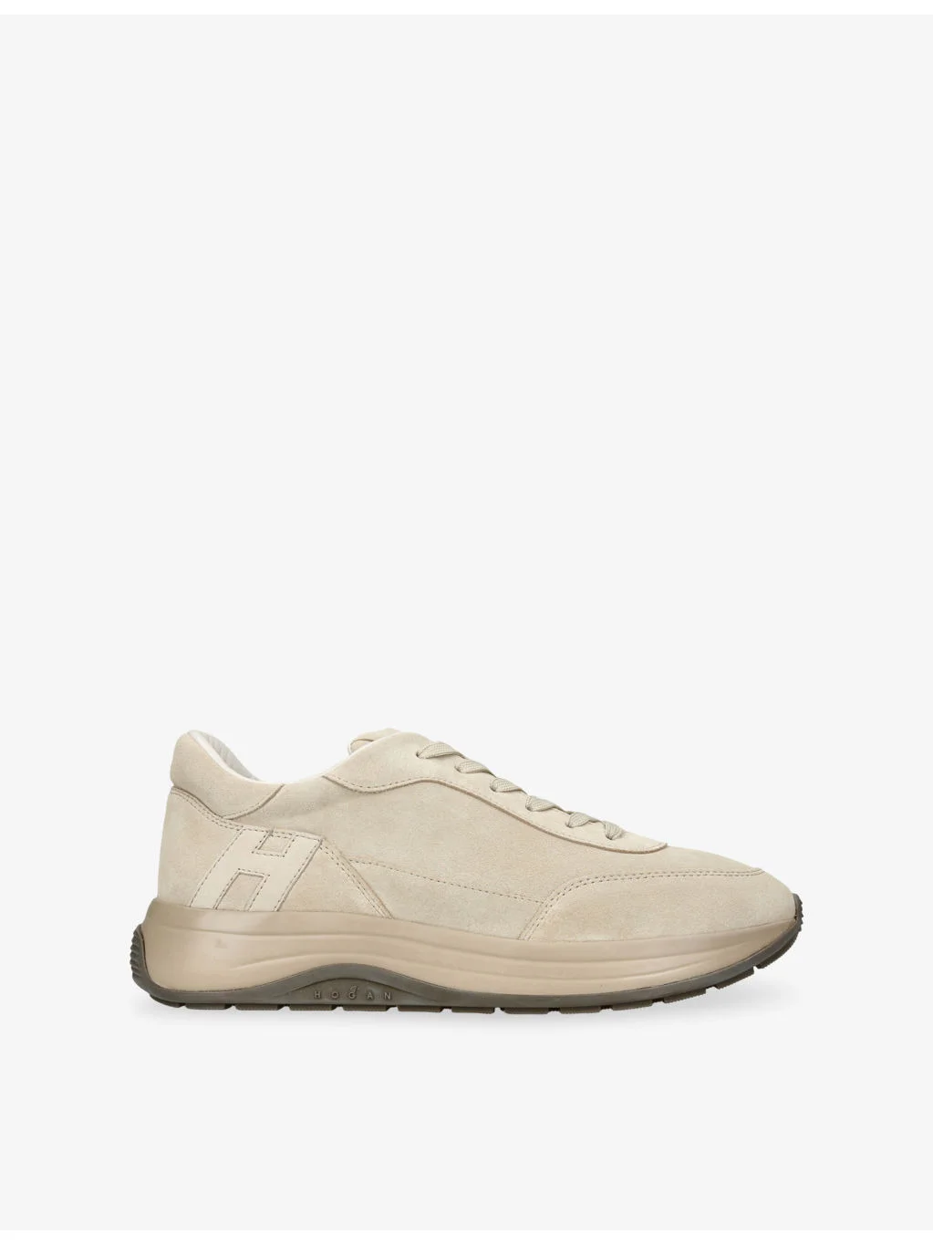 Allacciato Suede and Leather Trainers - 1