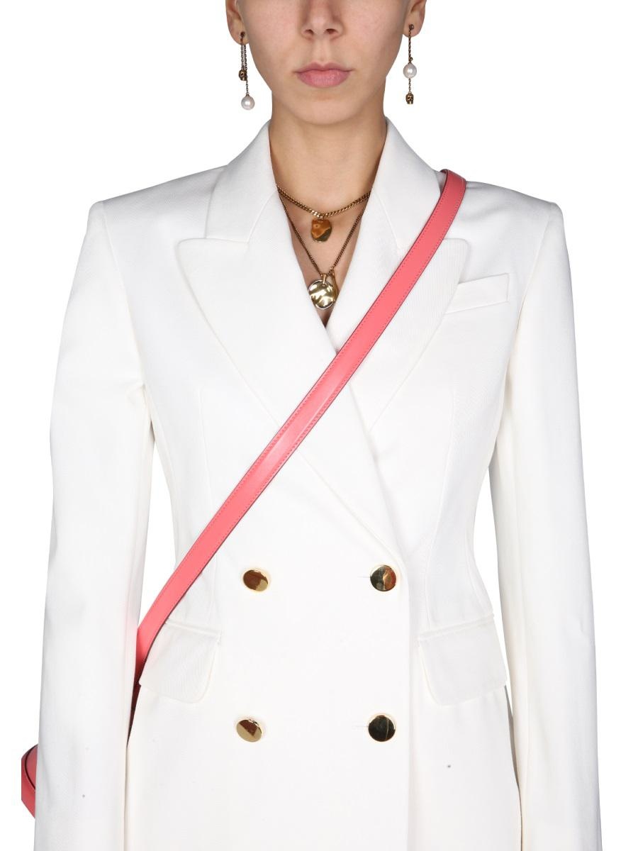 ジャケット alexander mcqueen DOUBLE-BREASTED JACKET (684125_QFAAN9000) Women's Stacked Shoulder Double-breasted Jacket in Black