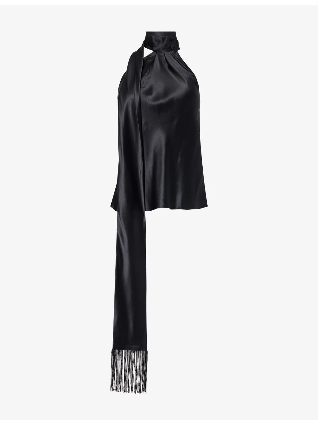 Sabi Halter-Neck Silk Top - 1