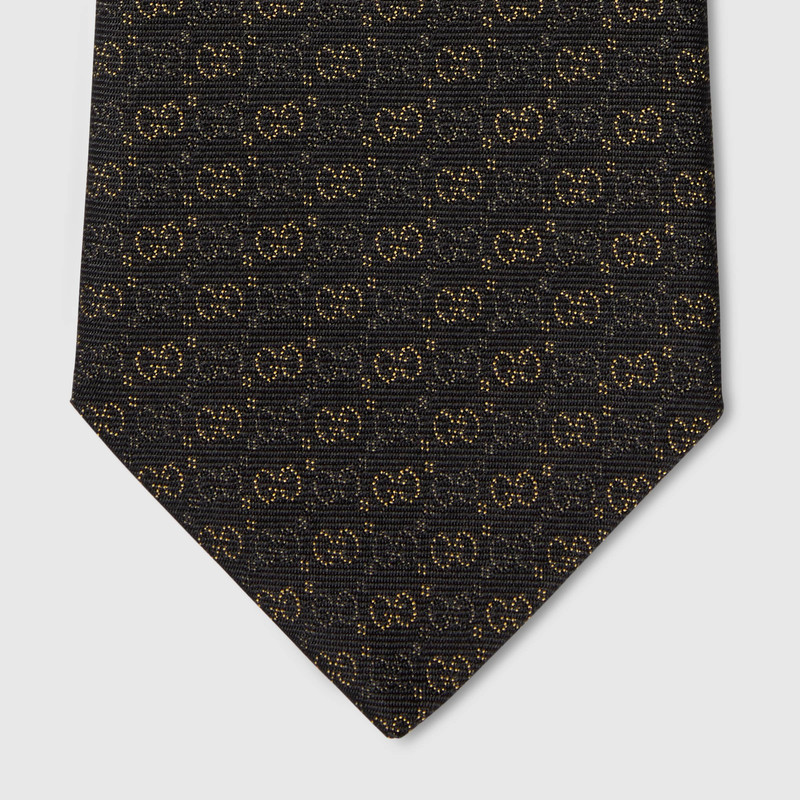 GUCCI GG silk jacquard tie outlook