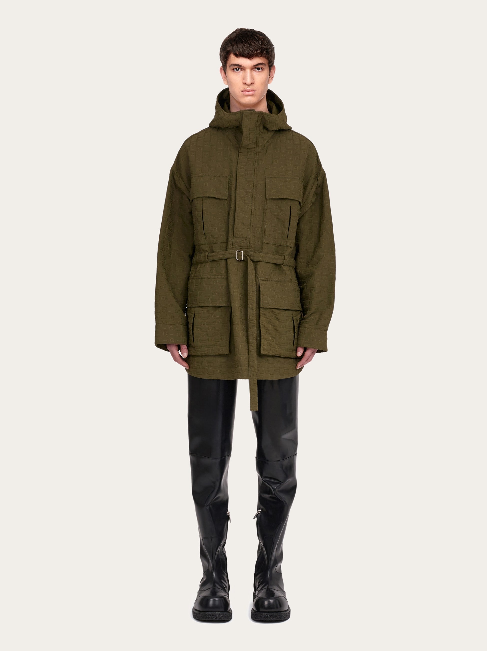 Ferragamo Monogram parka - 7