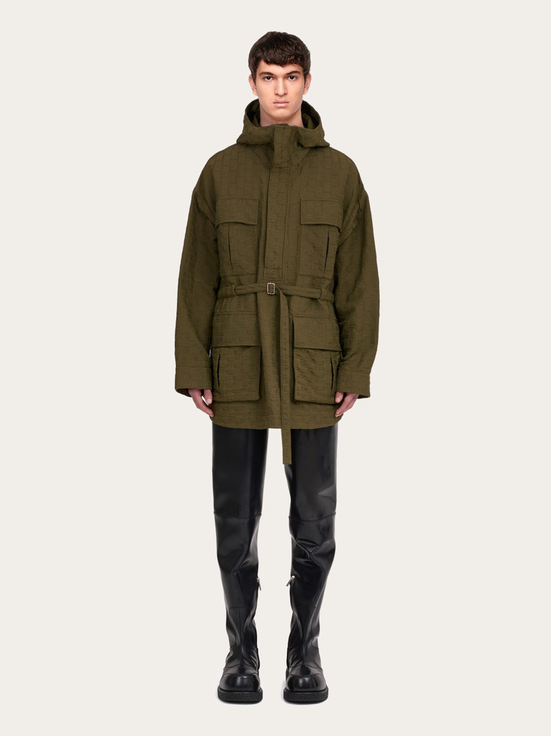 Ferragamo Monogram parka 7
