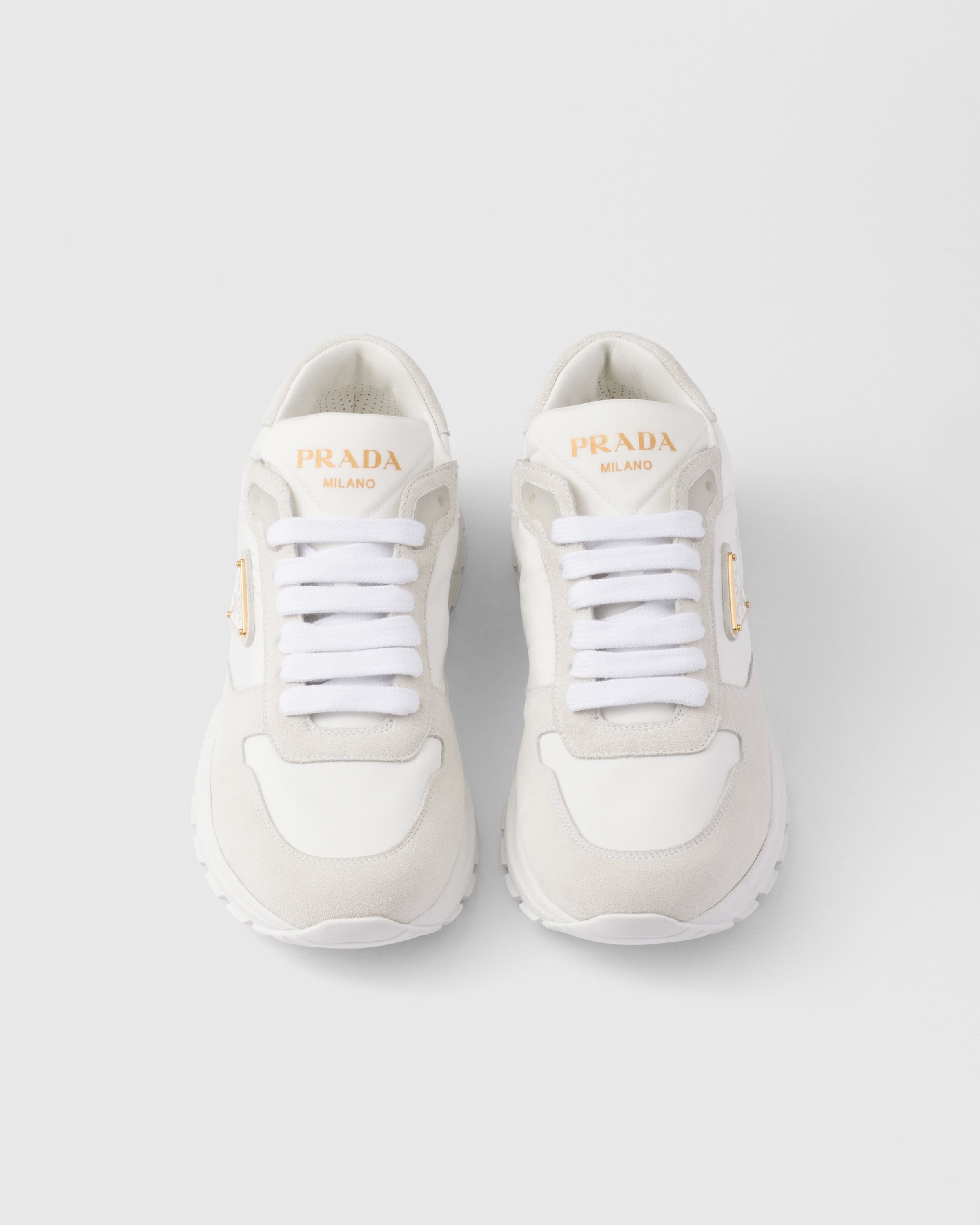 Prax 2.0 Re-Nylon and suede sneakers - 3