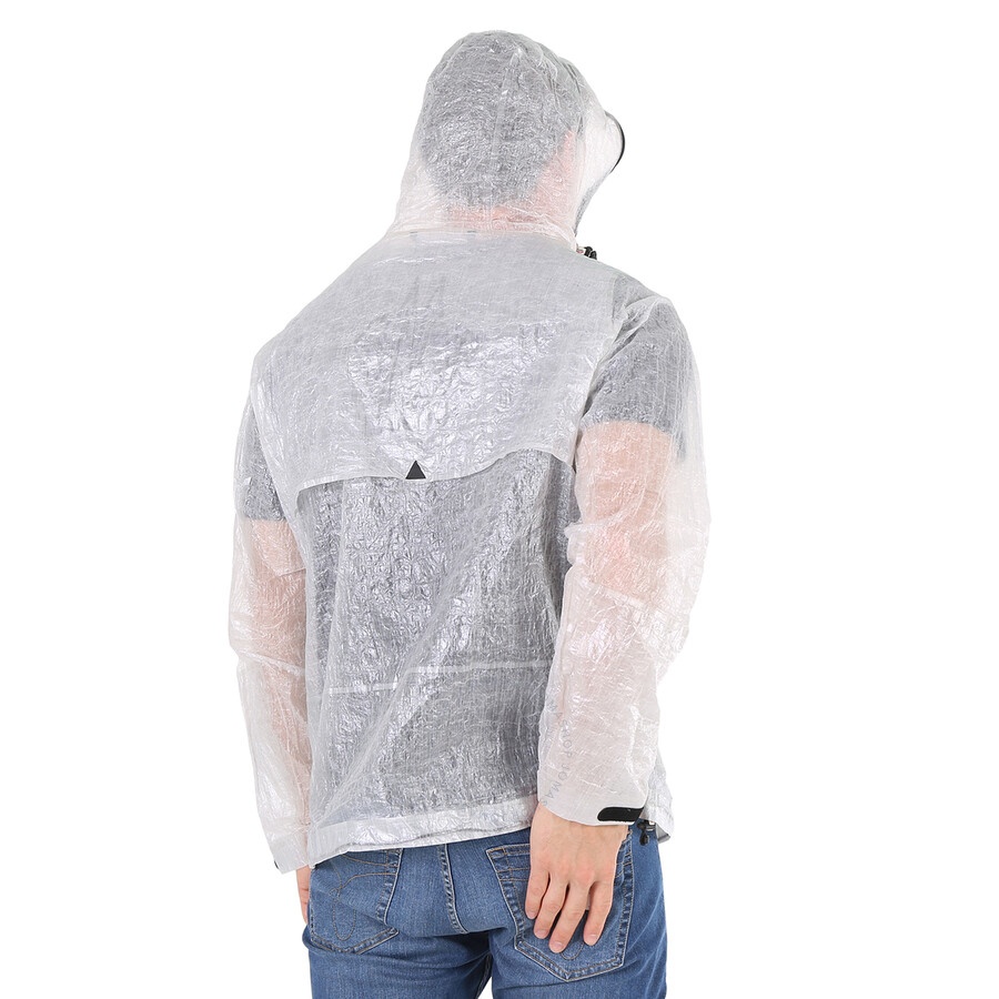 Moncler Men's White Day-Namic Crinkled-Shell Hooded Rain Jacket - 4