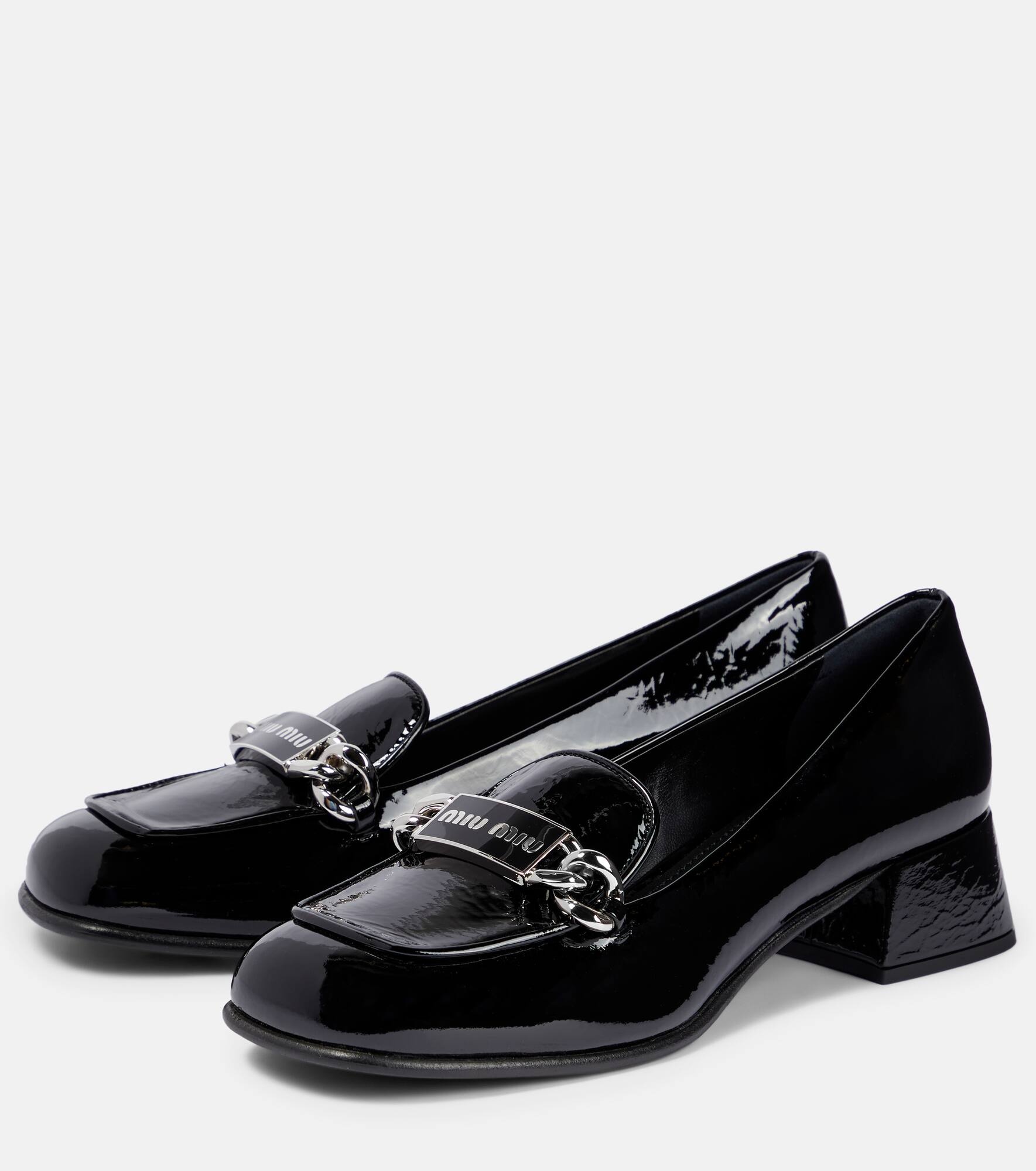 Patent leather loafers - 5