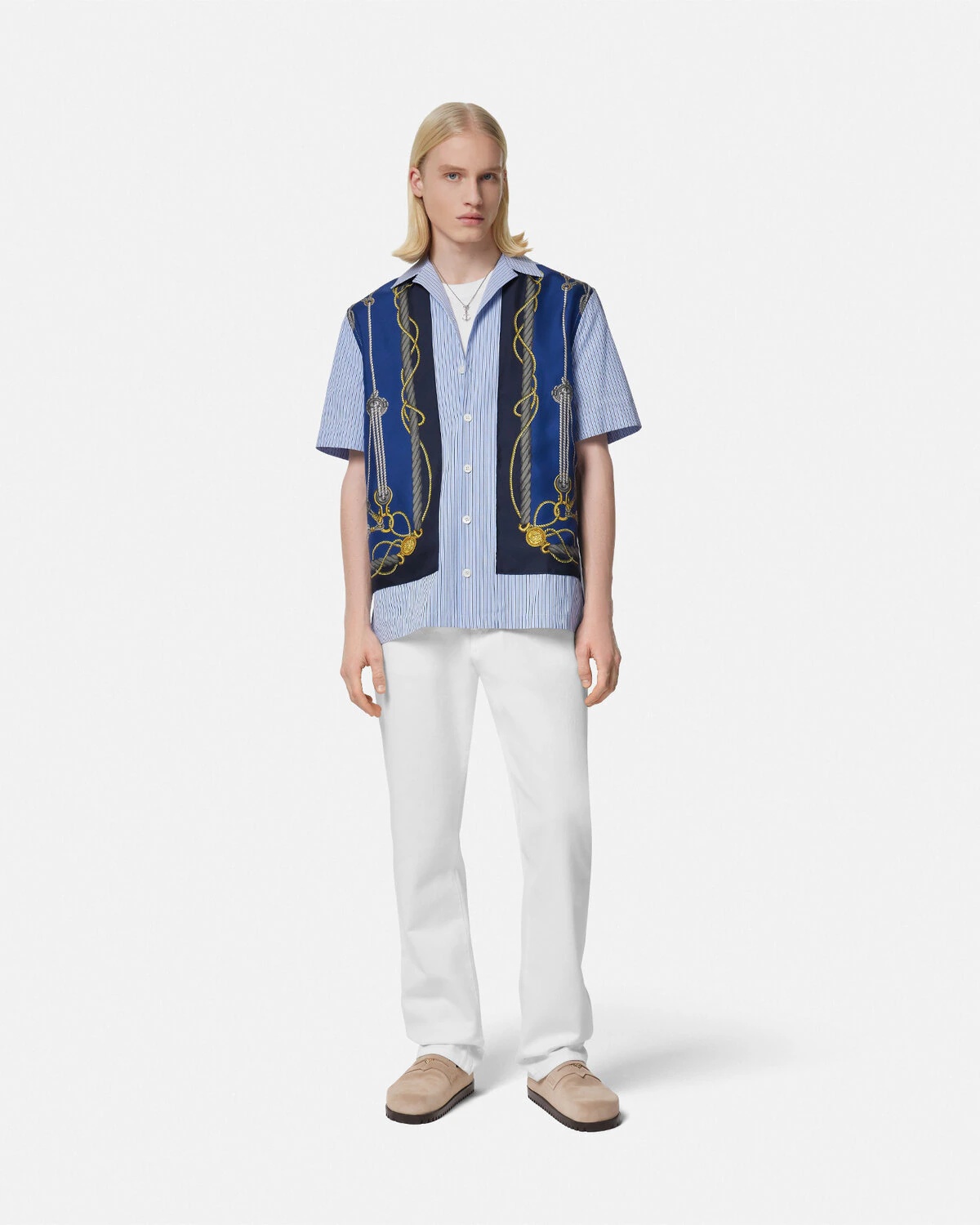 Versace Nautical Striped Shirt - 2