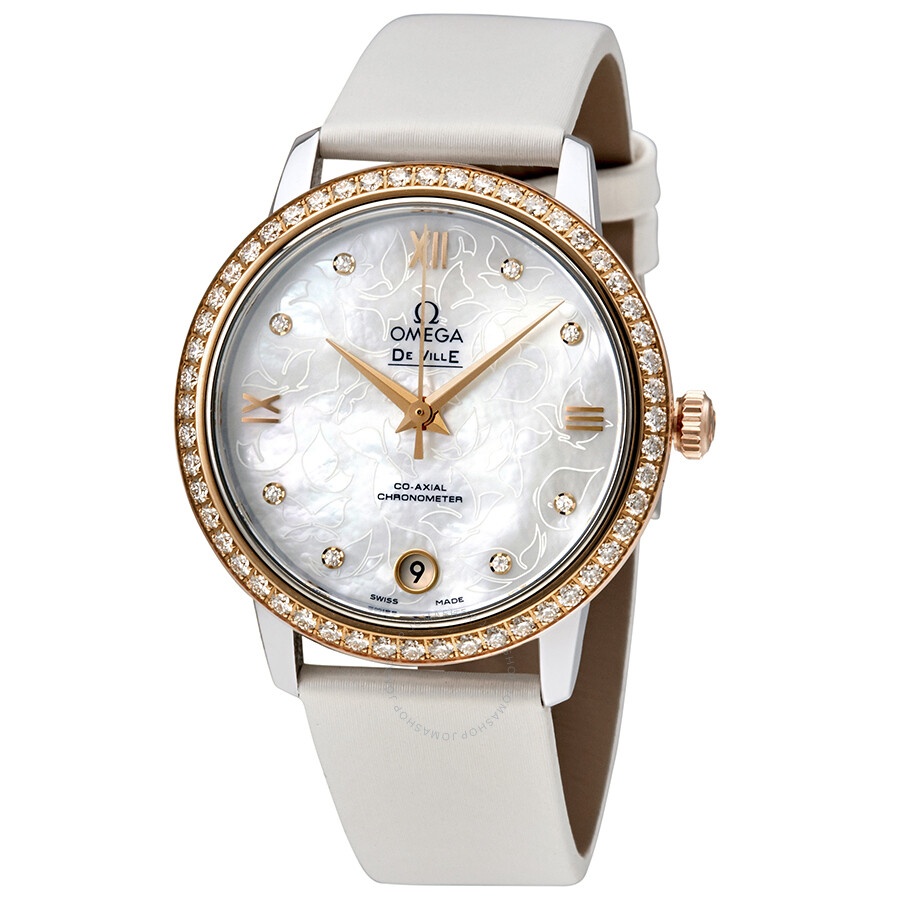 Omega De Ville Prestige Mother of Pearl Dial Ladies Watch 424.27.33.20.55.001 - 3