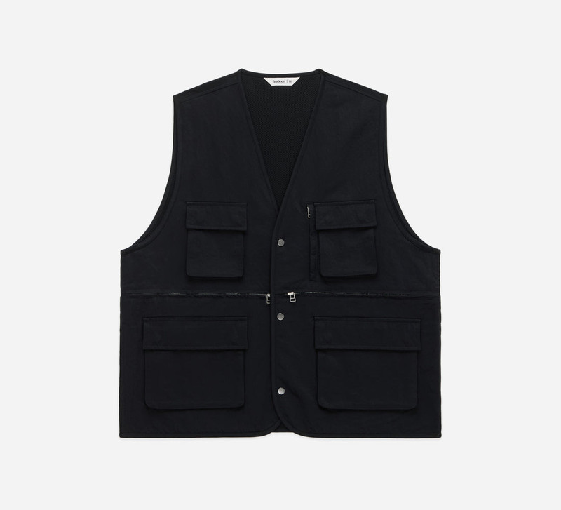 Field Vest - Black Wrinkle Nylon 1
