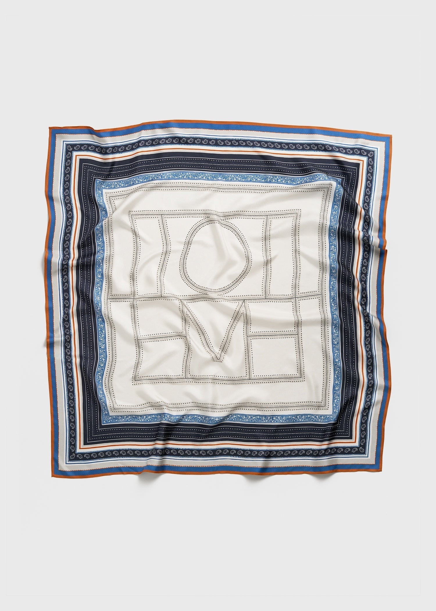 Collector scarf ecru/navy - 6