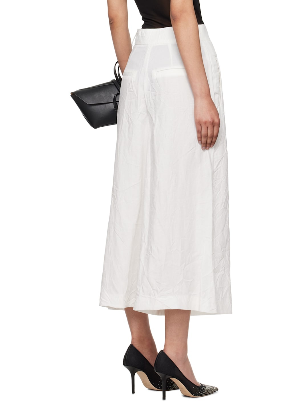 White Bannu Trousers - 3
